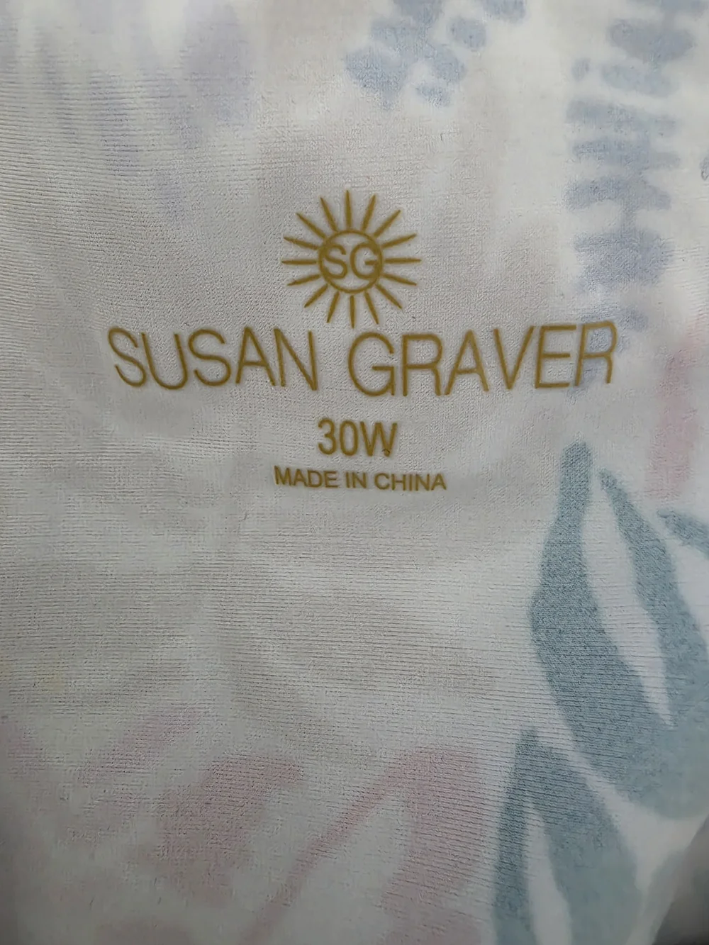 Susan Graver Soleil Ruched Tropical Print One-Piece Swimsuit Swim Dress 30W - Picture 5 of 5